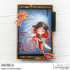 Stamping Bella Oddball Pirate Mermaid Cling Stamps eb1482 ahoy gingerbella