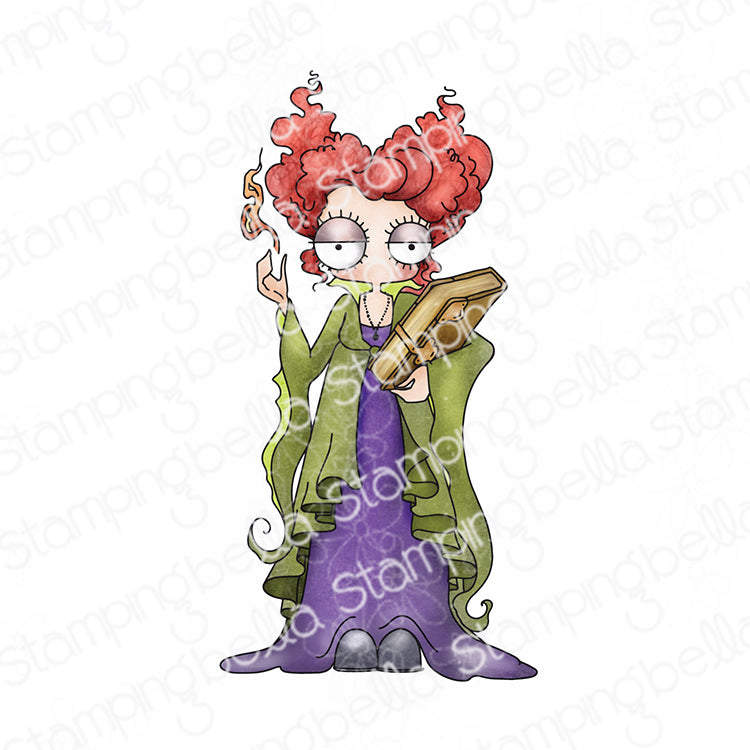 Stamping Bella Oddball Witchy Sistah 1 Cling Stamp eb1334