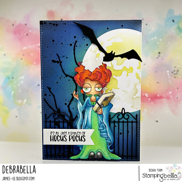 Stamping Bella Oddball Witchy Sistah 1 Cling Stamp eb1334 hocus pocus