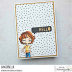 Stamping Bella Oddball Zodiac Aries Cling Stamps eb1466 hello
