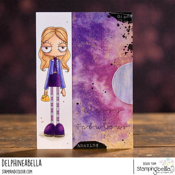 Stamping Bella Oddball Zodiac Capricorn Cling Stamps eb1452 amazing