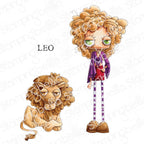Stamping Bella Oddball Zodiac Leo Cling Stamps eb1492