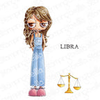 Stamping Bella Oddball Zodiac Libra Cling Stamps eb1494