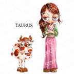 Stamping Bella Oddball Zodiac Taurus Cling Stamps eb1467