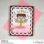 Stamping Bella Spec-Tacular Birthday Cake Cling Stamp ag1473 birthday cake