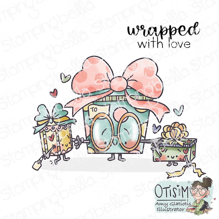 Stamping Bella Spec-Tacular Gift Trio Cling Stamps ag1502