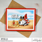 Stamping Bella Spec-Tacular Seagull and Fries Cling Stamps ag1486 celebrate like a seagull with stolen fries amybella
