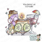 Stamping Bella Spec-Tacular Self Care Crew Cling Stamps ag1475