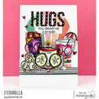 Stamping Bella Spec-Tacular Self Care Crew Cling Stamps ag1475 hugs