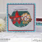 Stamping Bella Spec-Tacular Starfish and Shell Cling Stamps ag1487 Let's shellebrate shell and starfish jennydixabella
