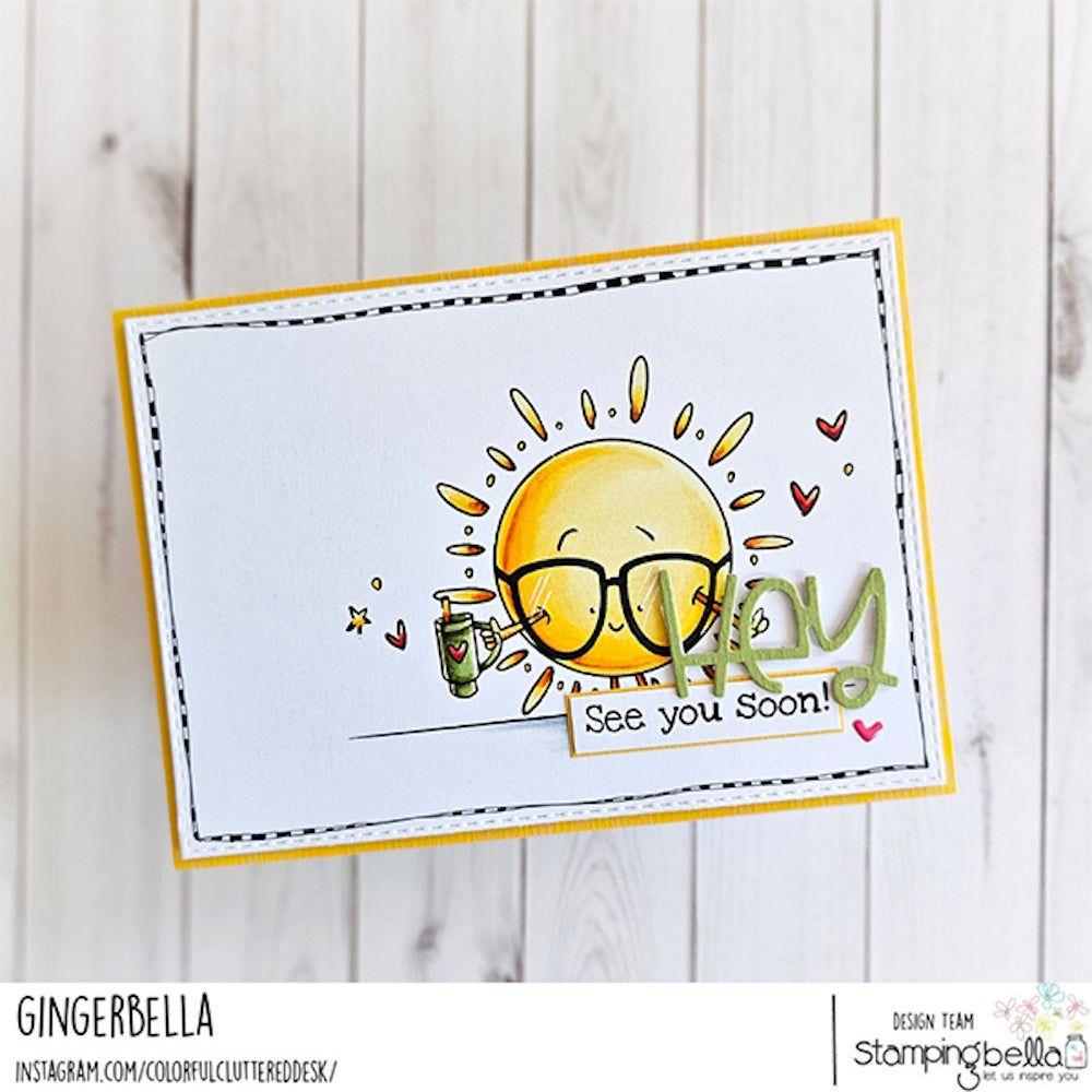 Stamping Bella Spec-tacular Stanley Sunshine Cling Stamp ag1318