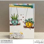 Stamping Bella Spec-tacular Swinging Pots Cling Stamp ag1319