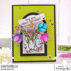 Stamping Bella Spec-tacular Vase Cling Stamp ag1316