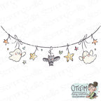 Stamping Bella Spooky Cute Banner Cling Stamp ag1337 1