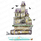 Stamping Bella Tales from the Haunted Mansion Cling Stamp kf1350 1