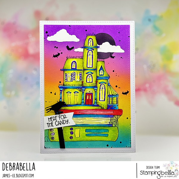 Stamping Bella Tales from the Haunted Mansion Cling Stamp kf1350 candy