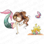 Stamping Bella Tiny Townie Mermaid Isla Cling Stamps eb1394
