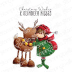 Stamping Bella Tiny Townie Rita's Reindeer Snuggle Cling Stamps eb1497