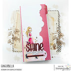 Stamping Bella Uptown Girl Loves To Perform Cling Stamp eb1395 shine