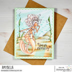 Stamping Bella Uptown Girl Mermaid Queen Cling Stamp eb1484 you are mermazing amybella