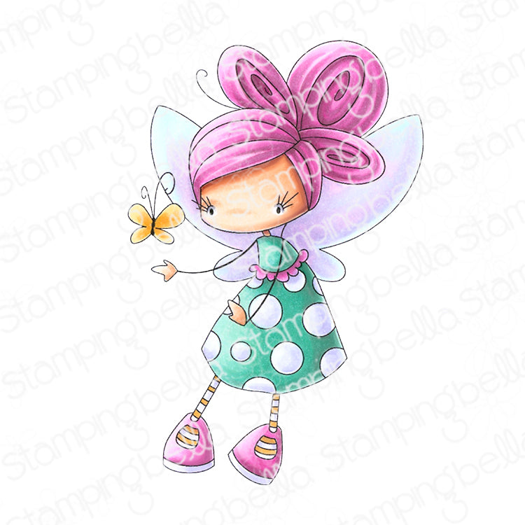 Stamping Bella Whimsabella FlutterBreeze Cling Stamp eb1470