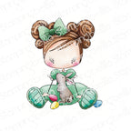 Stamping Bella Whimsabella Lilibun and Clover Cling Stamp eb1456