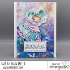 Stamping Bella Whimsabella MeadowMirth Cling Stamp eb1469 brighter days