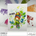 Stamping Bella Whimsabella Mermaid Serene SeaStar Cling Stamp eb1399 beach