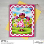Stamping Bella Whimsabella Trixie Bloomheart Cling Stamp eb1457 grow