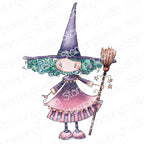 Stamping Bella Whimsabella Witch Elspeth Spindlewick Cling Stamp eb1438
