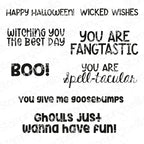 Stamping Bella Wicked Words Sentiment Set Cling Stamps eb1412
