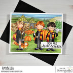Stamping Bella Wicked Words Sentiment Set Cling Stamps eb1412 spell