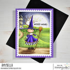 Stamping Bella Wicked Words Sentiment Set Cling Stamps eb1412 wicked