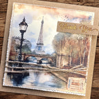 Stamps By Me Classic Journey Painted Mounts 5x5 Paper Pack 091223c thank you
