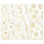 Stamps By Me Festive Backgrounds Hot Foiled Coloring Book 110424a sheets