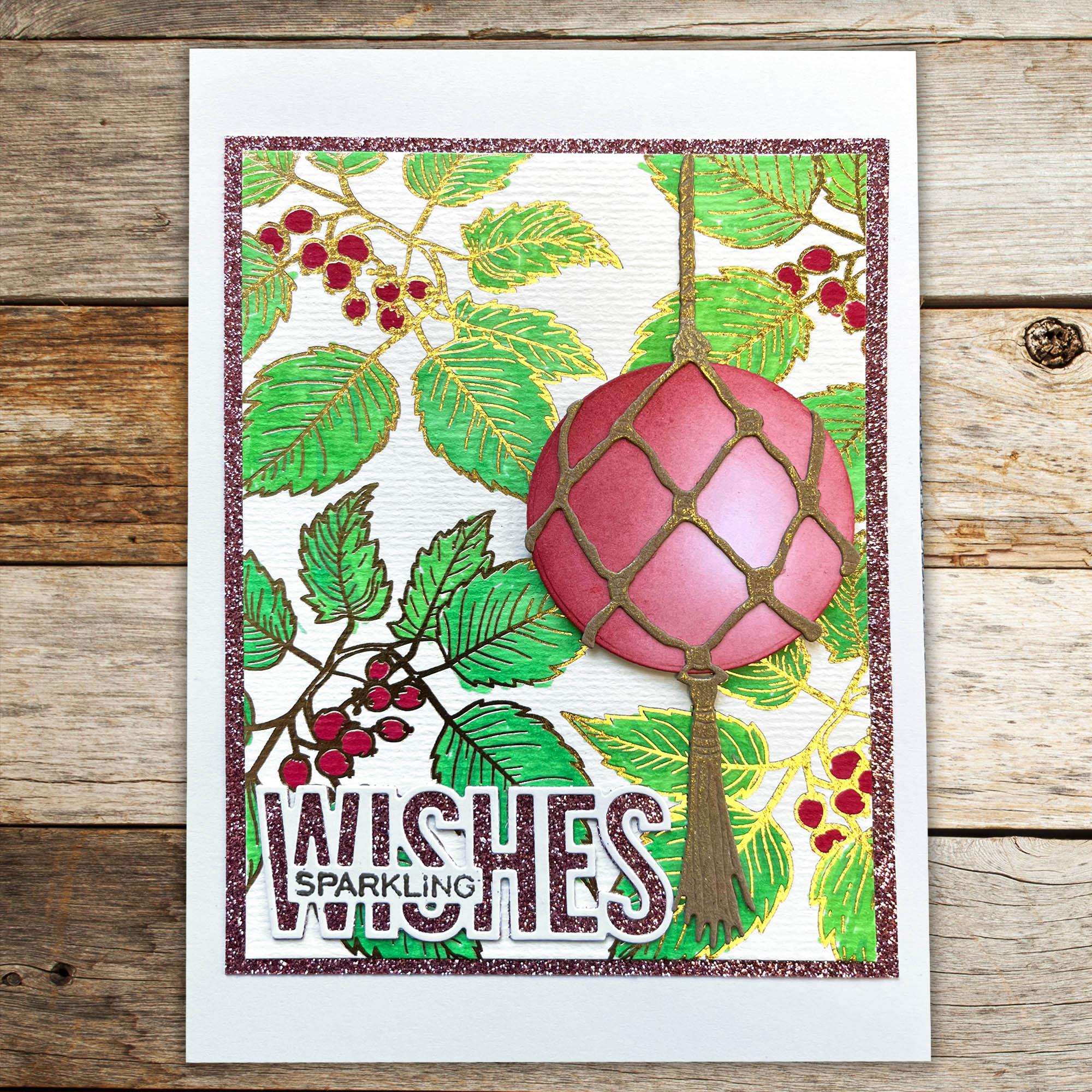 Stamps By Me Festive Backgrounds Hot Foiled Coloring Book 110424a wishes