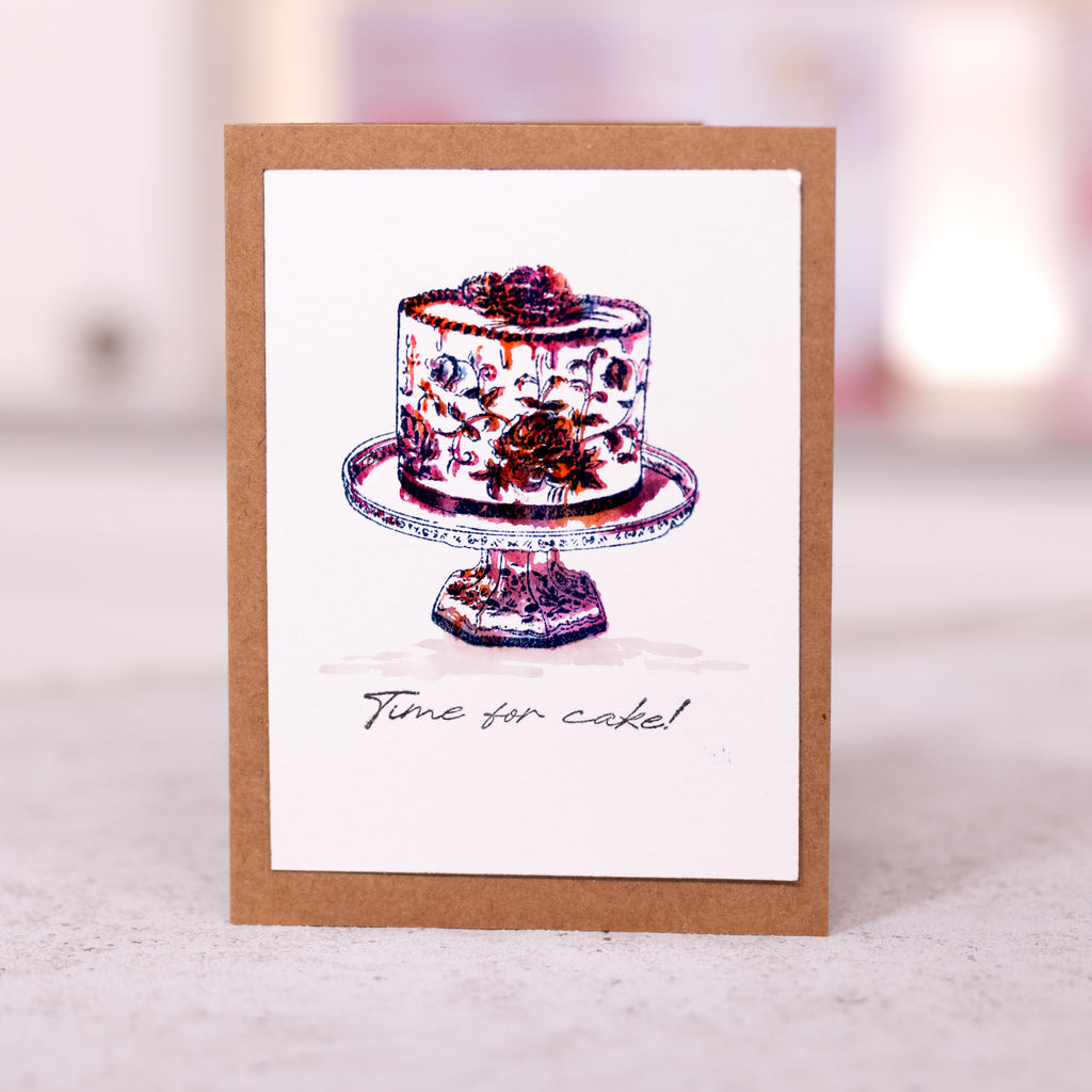Stamps By Me Slice Of Joy Lamination Clear Stamp Set 270125e cake
