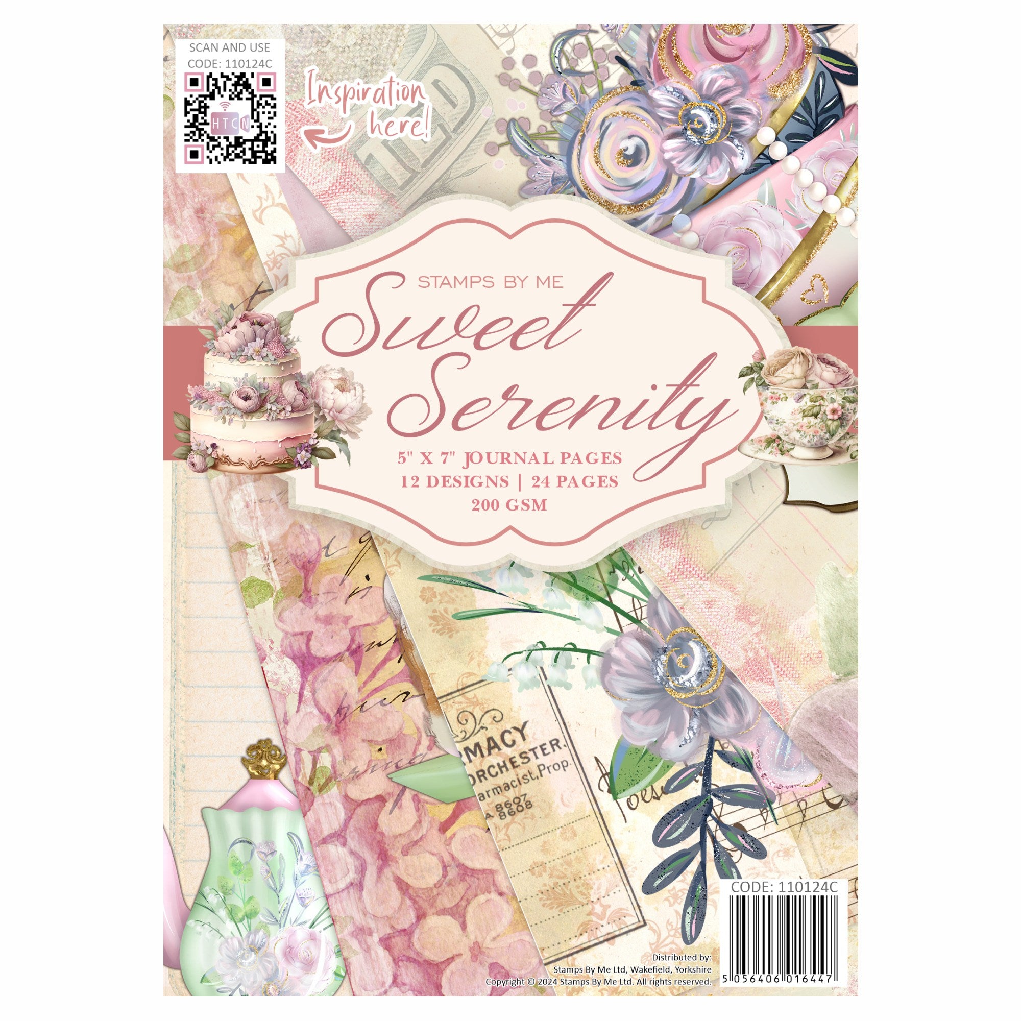 Stamps By Me Sweet Serenity Journal Pages 110124C