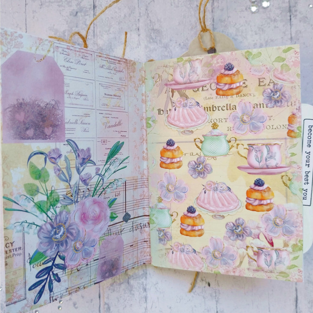 Stamps By Me Sweet Serenity Journal Pages 110124C cakes