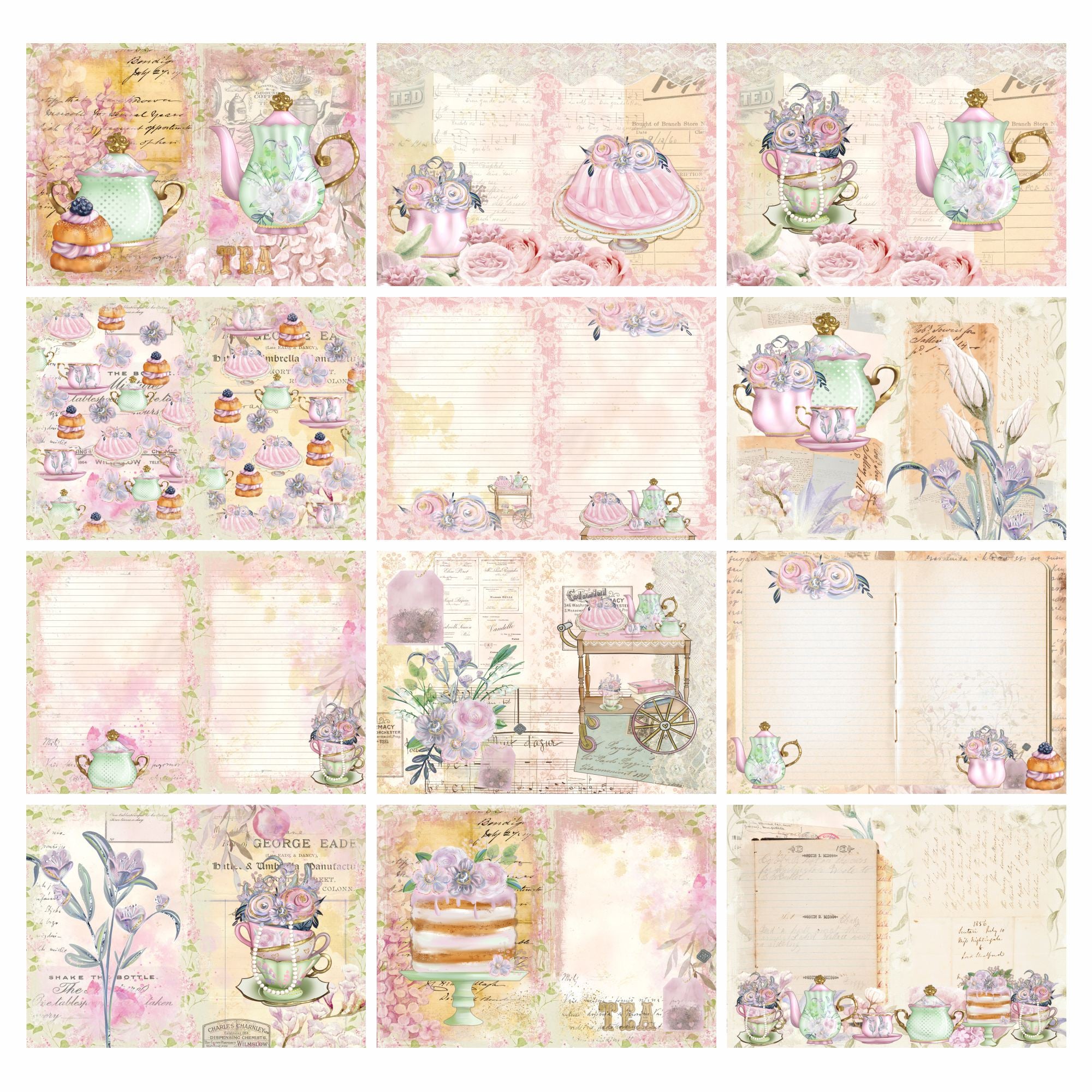 Stamps By Me Sweet Serenity Journal Pages 110124C pages