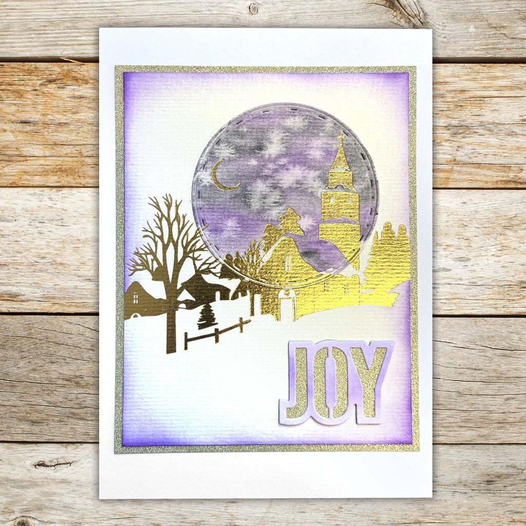 Stamps By Me Winter Scenes Hot Foiled Coloring Book 110424b joy