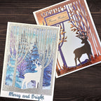 Stamps By Me Winter Woodland Layering Die Set 2 190324b forest