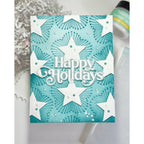 Simon Says Stamp Embossing Folder and Cutting Die Starbright sfd571 And Everything Nice Holiday Card