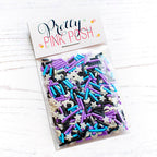 Pretty Pink Posh Starry Galaxy Clay Confetti