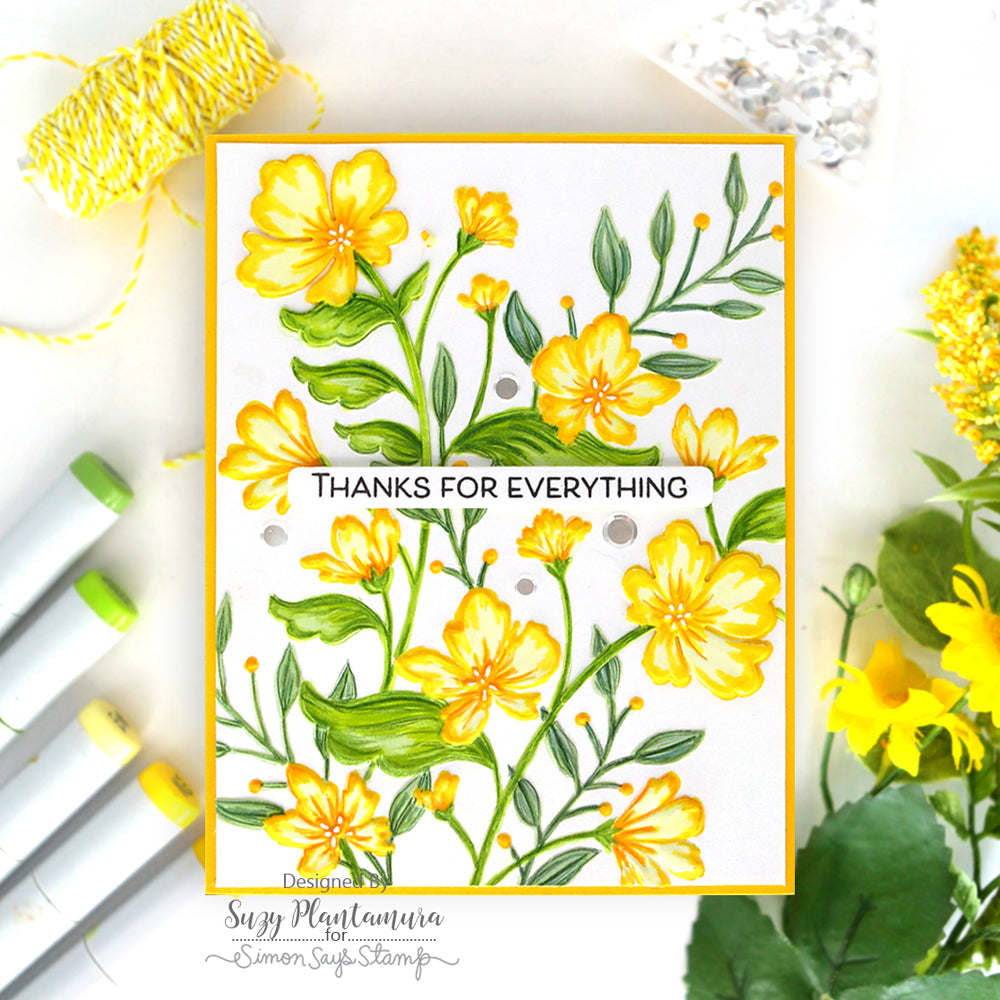 Simon Says Stamp Starshine Embellishment Mix 0424ss Celebrate Thanks Card