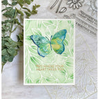 Simon Says Stamp Stencils Stems and Leaves 1047st Sweet Wishes Encouragement Card | color-code:ALT02