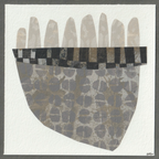 StencilGirl 70's Textile Design Stencil sa1045 brown