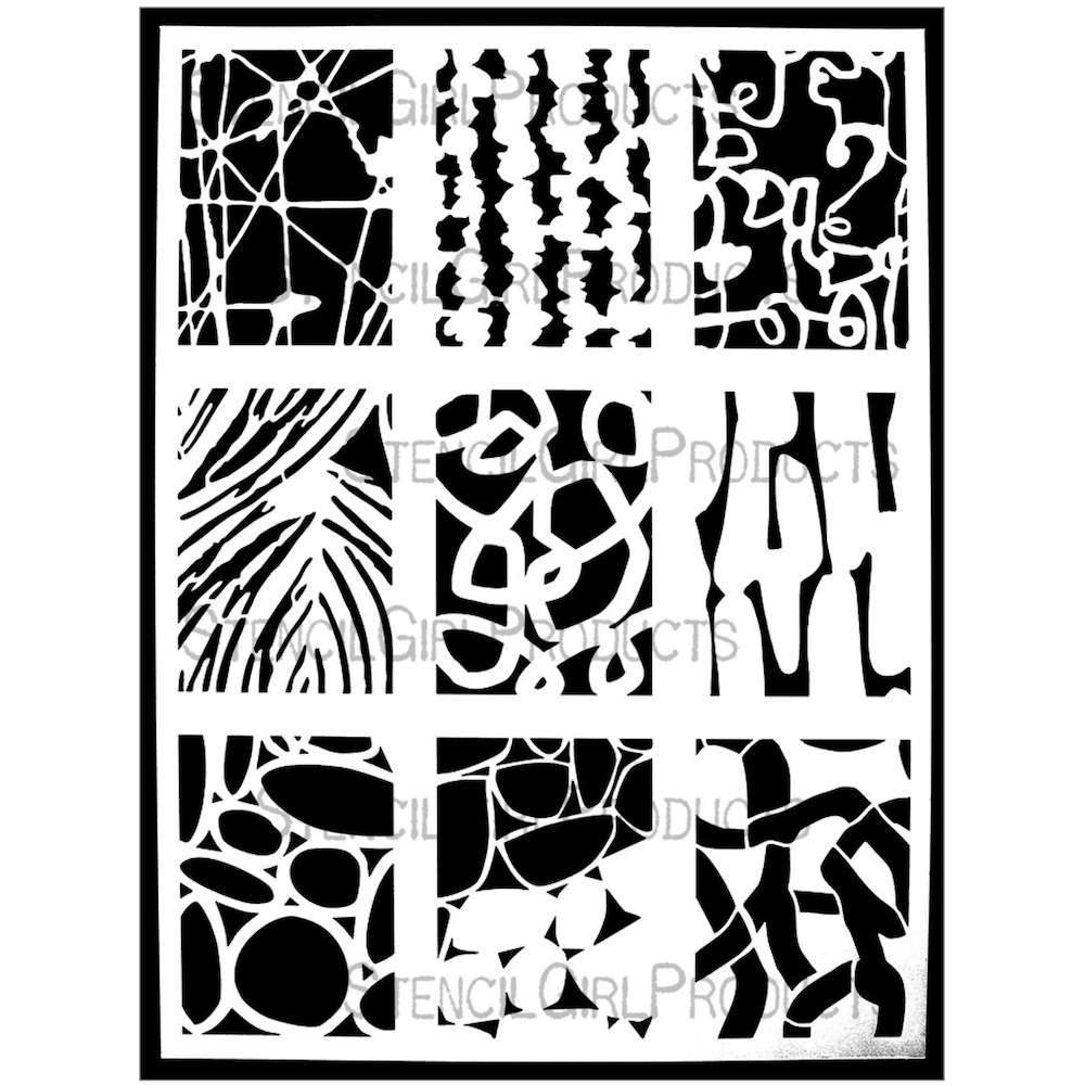 StencilGirl ATC Monteith Stencil ll1091