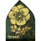StencilGirl Anemone Stencil sa1014 gold