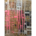 StencilGirl Bridge To Infinity Stencil ll1044 pink